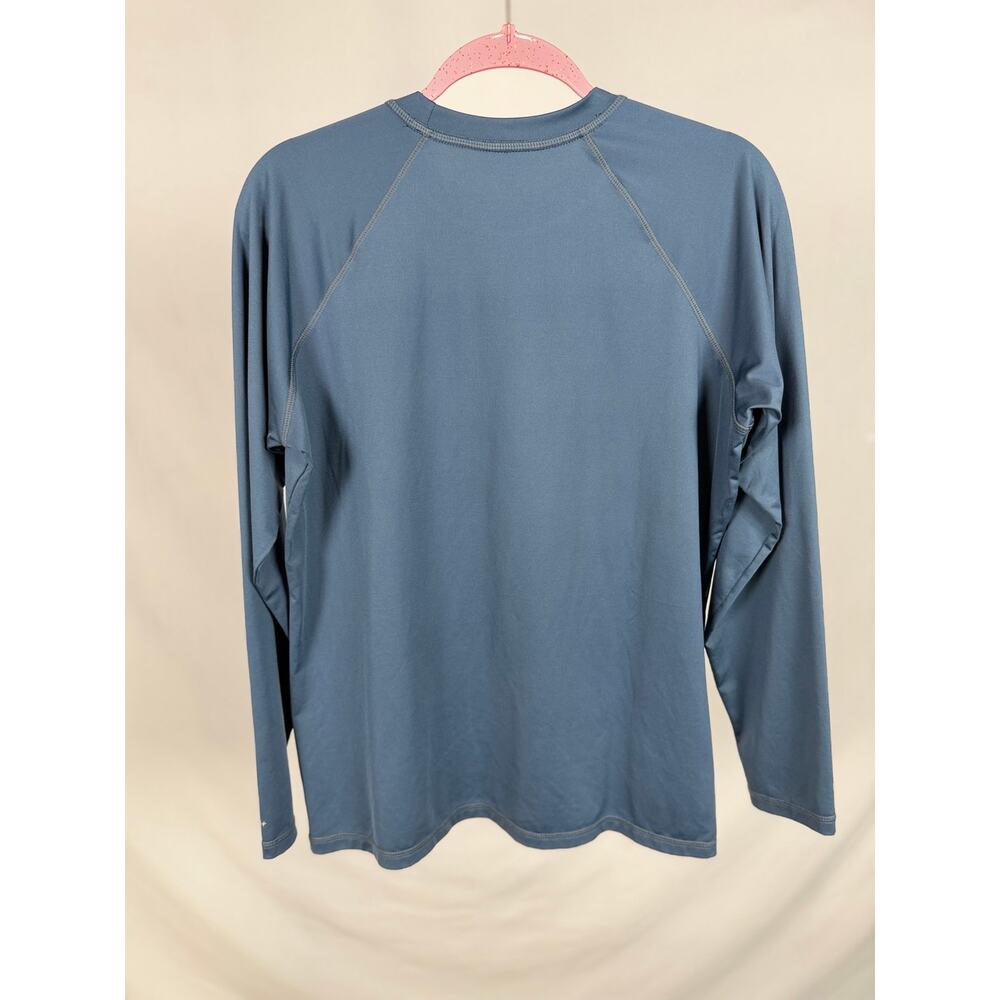 Nike Blue Dri-Fit Activewear Long Sleeve Athletic Shirt Top Size XL - Picture 2 of 3